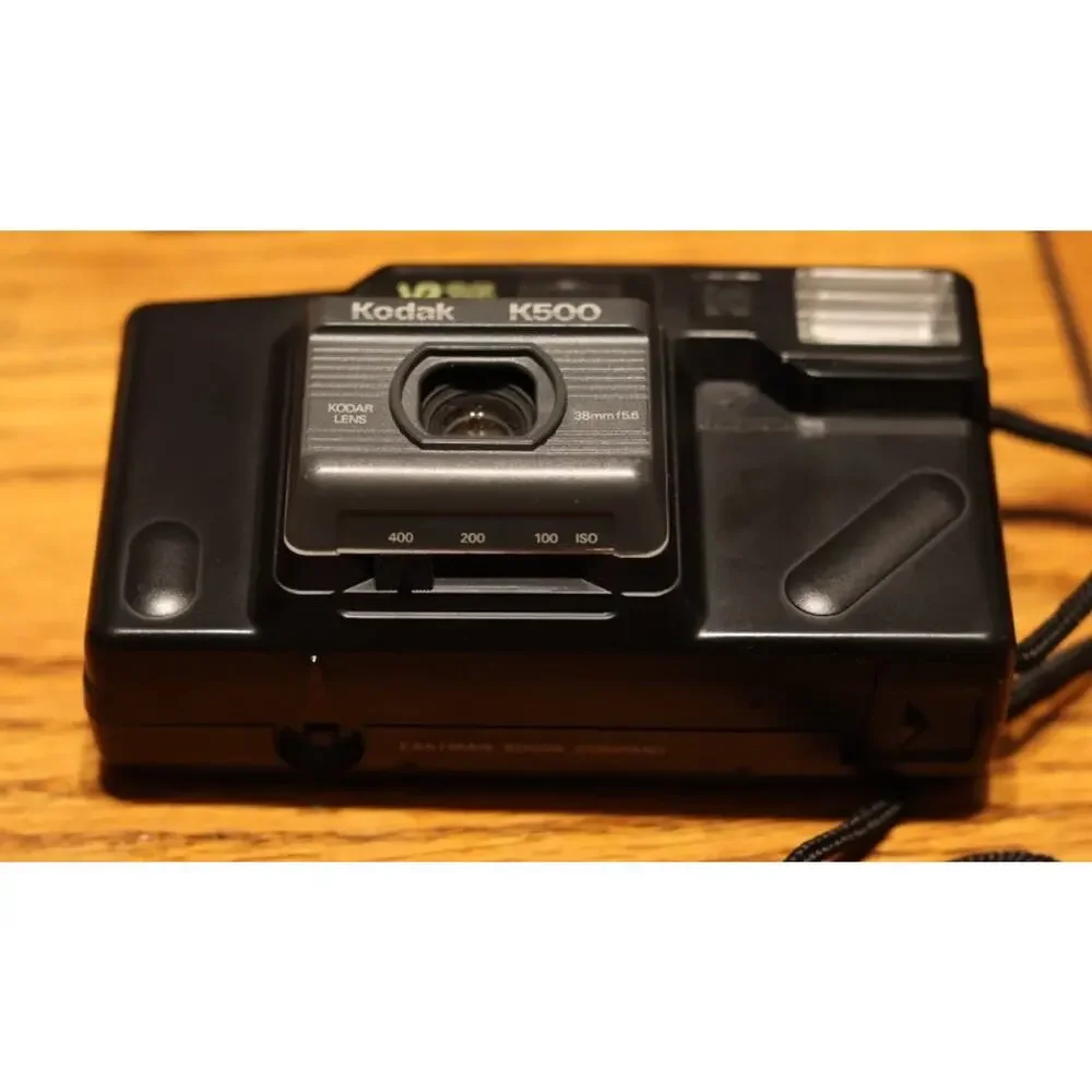 Kodak VR35 K500 35mm Point & Shoot Film Camera Fixed Focus Flash Black - Parts